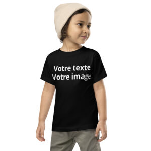 T-shirt à personnaliser Manches Courtes pour Enfant en Bas Âge