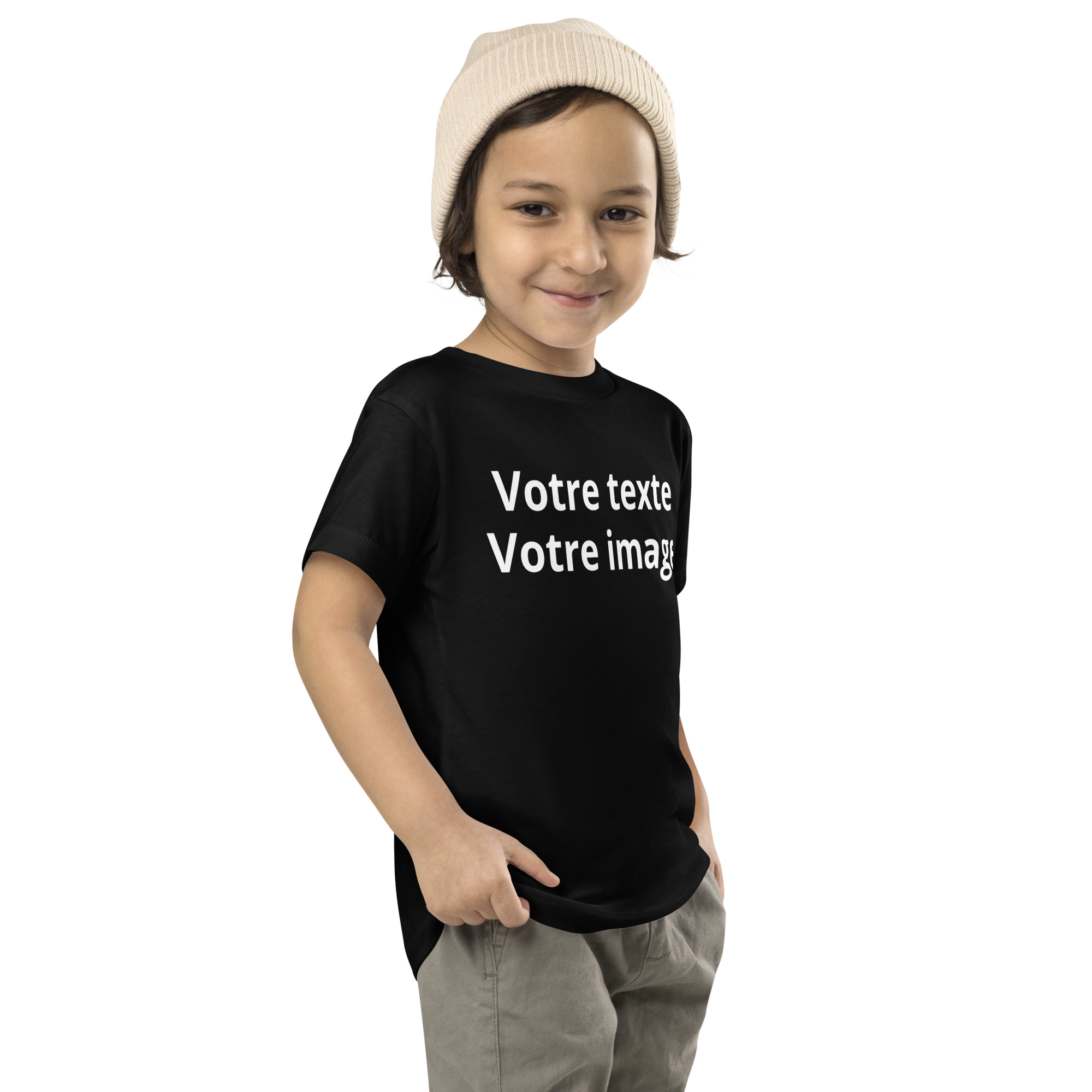 T-shirt à personnaliser Manches Courtes pour Enfant en Bas Âge – Image 2